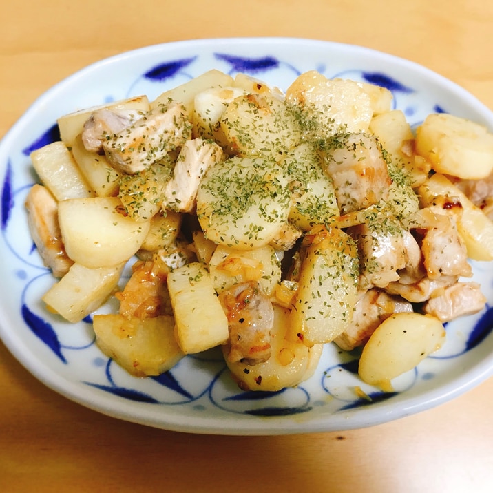 夫婦のおつまみ 山芋と豚肉のガーリック醤油炒め レシピ 作り方 By Cocopoteito 楽天レシピ